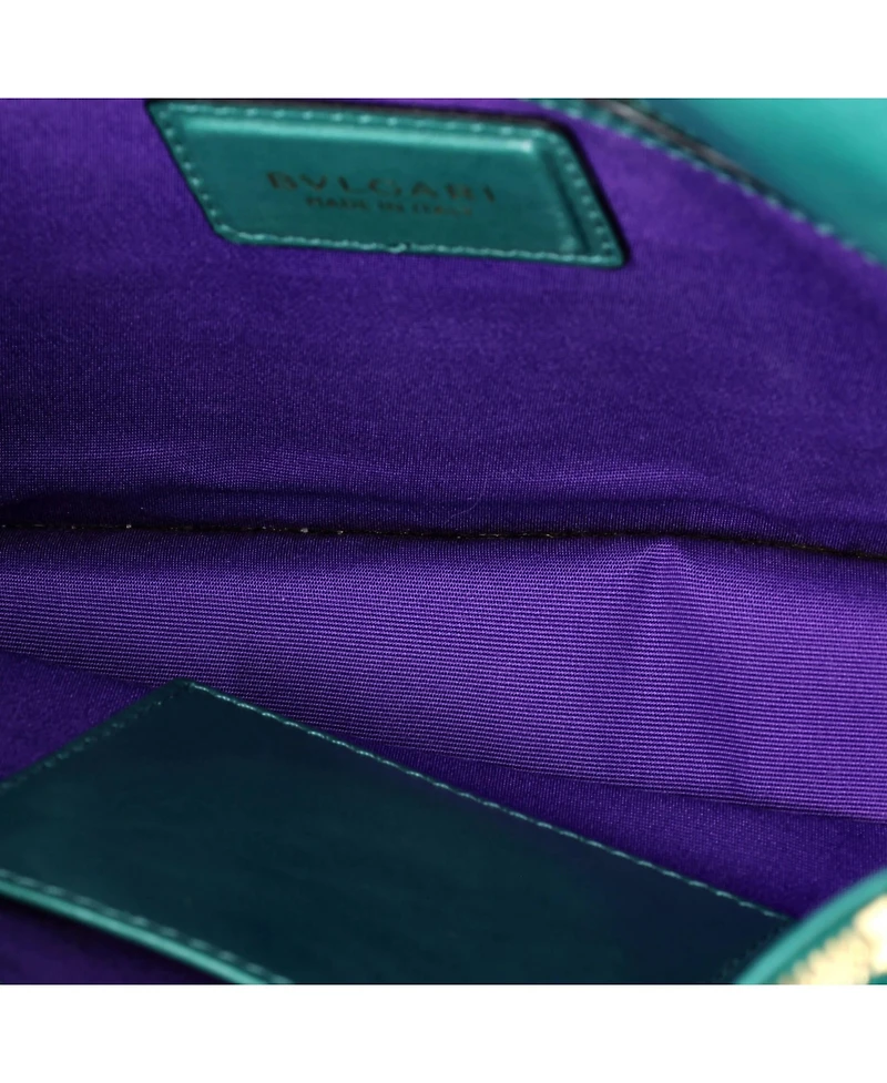 Pre-Owned Bvlgari Medium Serpenti Forever Square Shoulder Bag Leather