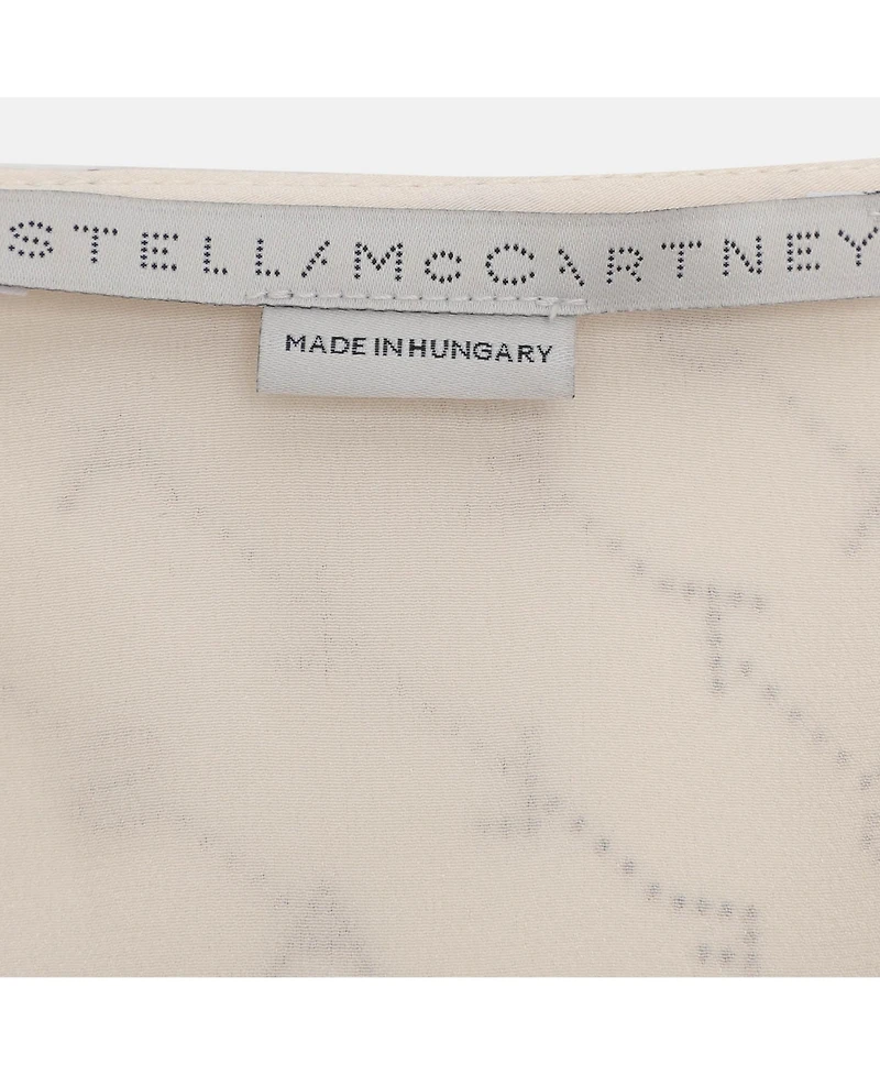 Pre-Owned Stella Mccartney Women's Logo Print Marley Midi Dress