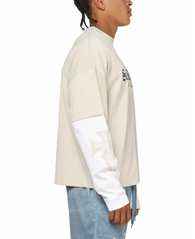 Saint Morta Men's Muerte Layered Long Sleeve T-Shirt