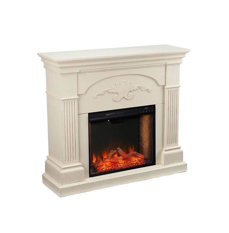 Augusta Home Sicilian Criss-Cross Electric Electric Fireplace