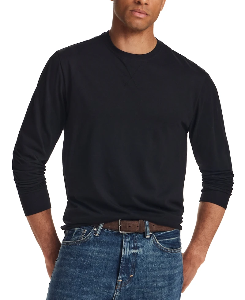 Weatherproof Vintage Men's Brushed Long Sleeve Crewneck T-Shirt