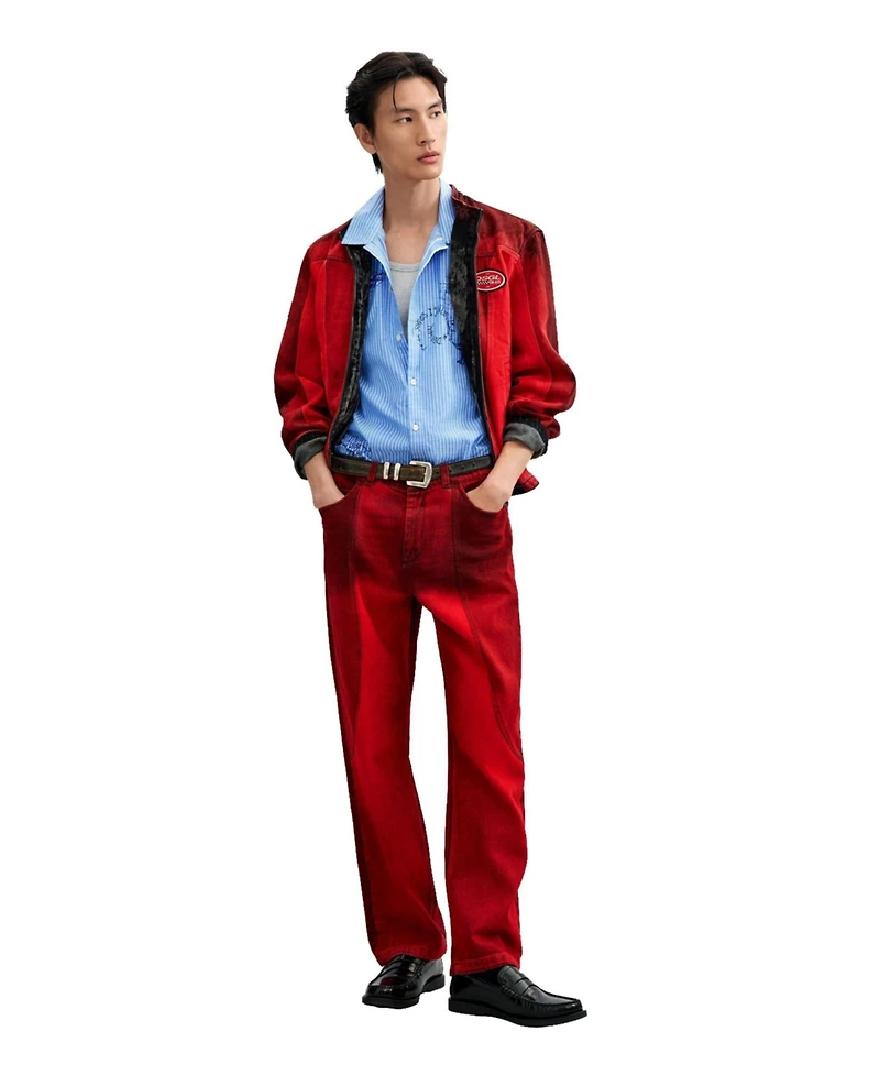 Desigual Men's Paneled denim pants
