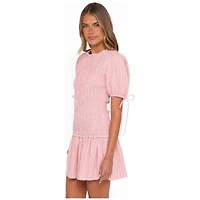 Petal and Pup Women's Kaelyn Gather Mini Dress