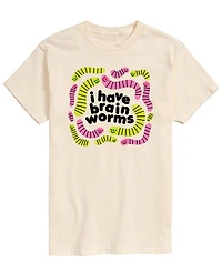 Airwaves Men's Have Brain Worms Short-Sleeve Graphic T-Shirt
