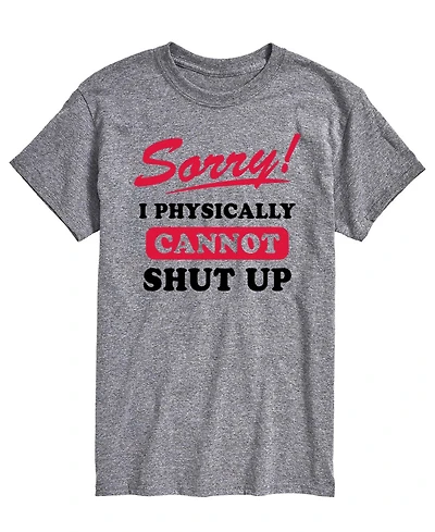 Airwaves Men's Sorry Cannot Shut Up Short-Sleeve Graphic T-Shirt