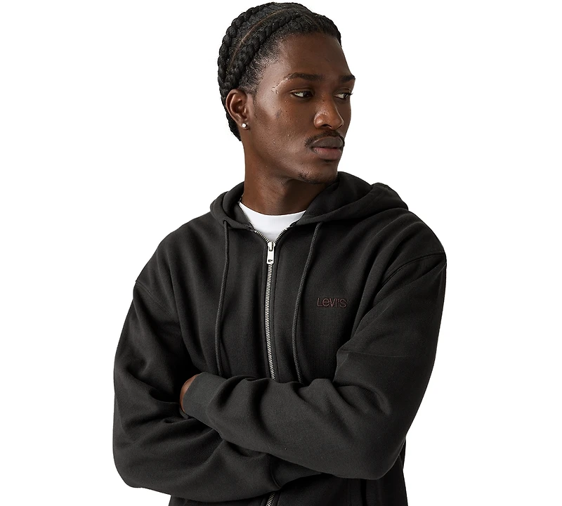 Levi's Men's Fleece Relaxed-Fit Zip-Up Hoodie