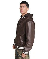 Champion Men's Varsity Faux Suede Leather Jacket