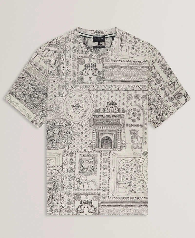 Ted Baker Men's Bondss Printed Relaxed-Fit T-Shirt