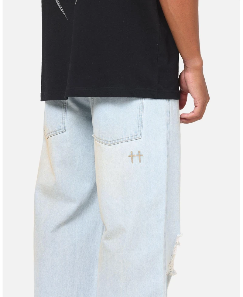 Saint Morta Men's Amplus Distressed Jeans