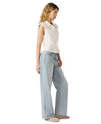 Steve Madden Women's Cassady Collared Neck Top