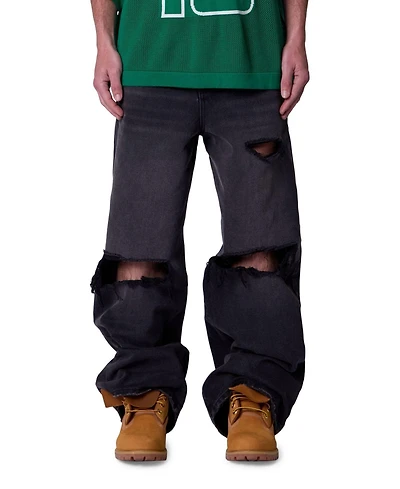 mnml Men's Rave Distressed Jeans