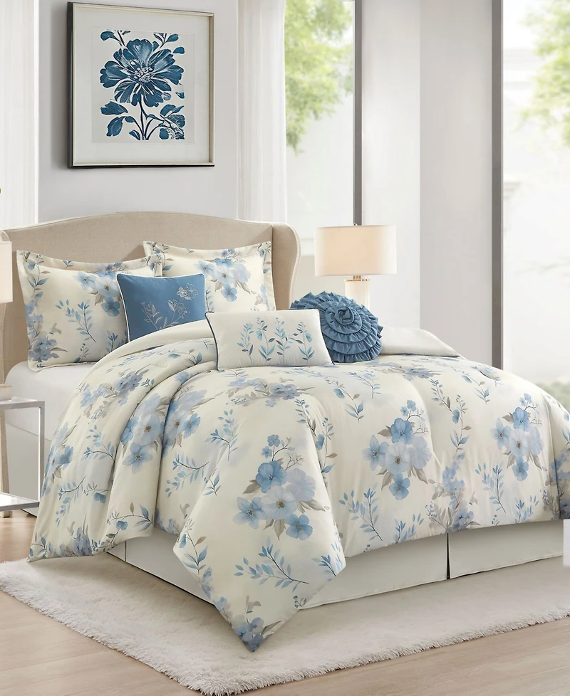 Stratford Park Karly Floral 7-Piece Comforter Set