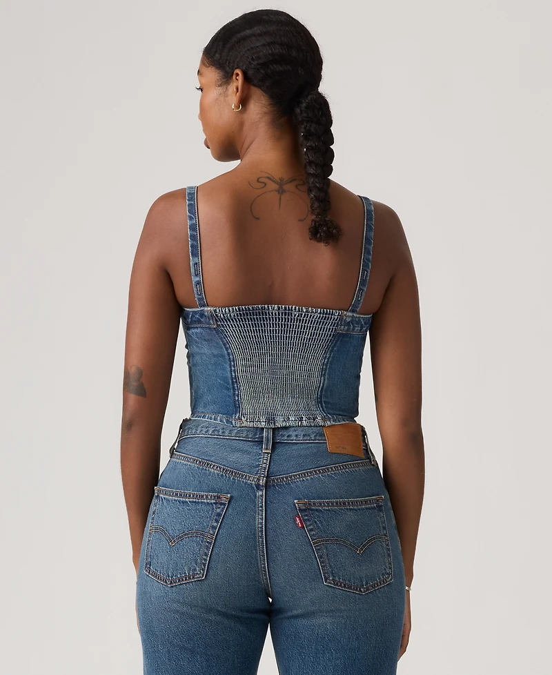 Levi's Premium Women's Sleeveless Denim Tube Top