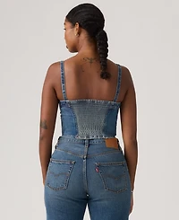 Levi's Premium Women's Sleeveless Denim Tube Top