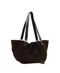 Patricia Nash Mads Drawstring Suede Small Tote Handbag