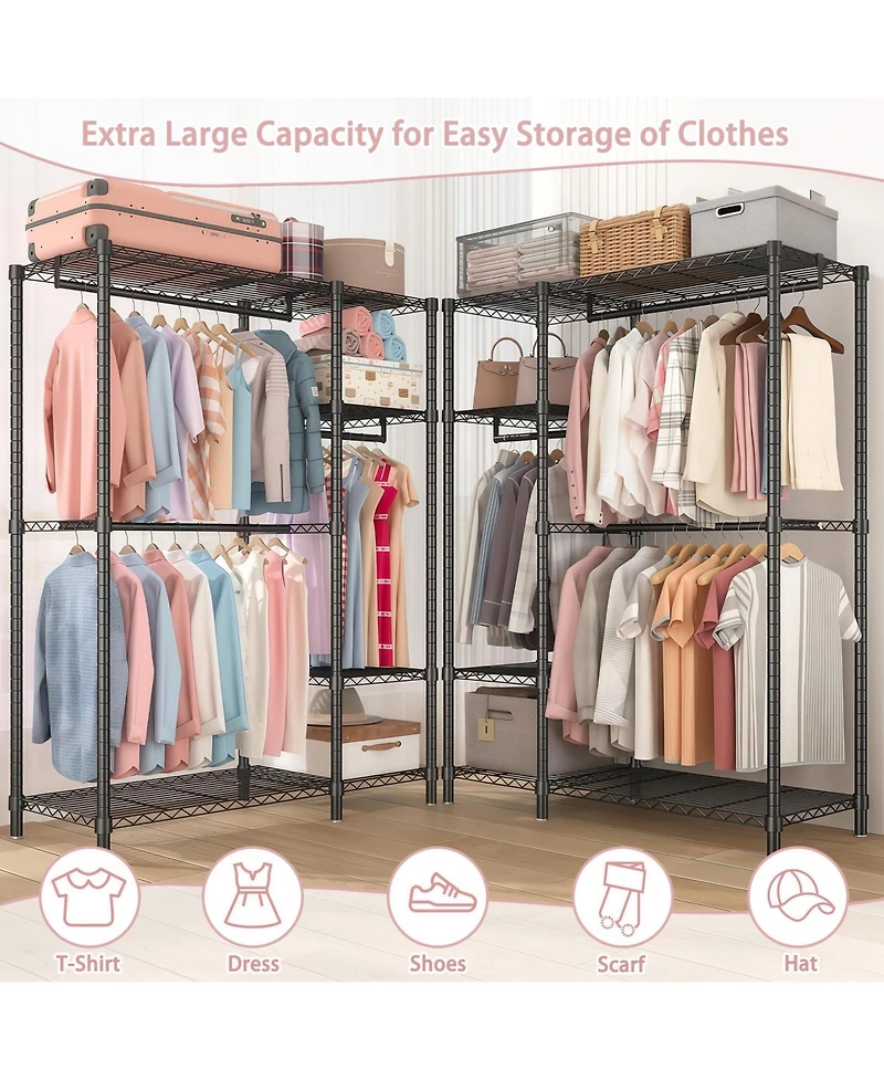 Viyet Heavy-Duty Garment Rack
