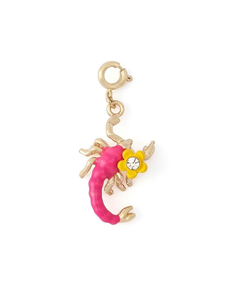 Betsey Johnson Faux-Stone Scorpio Celestial Pendant Necklace Charm Zodiac Set