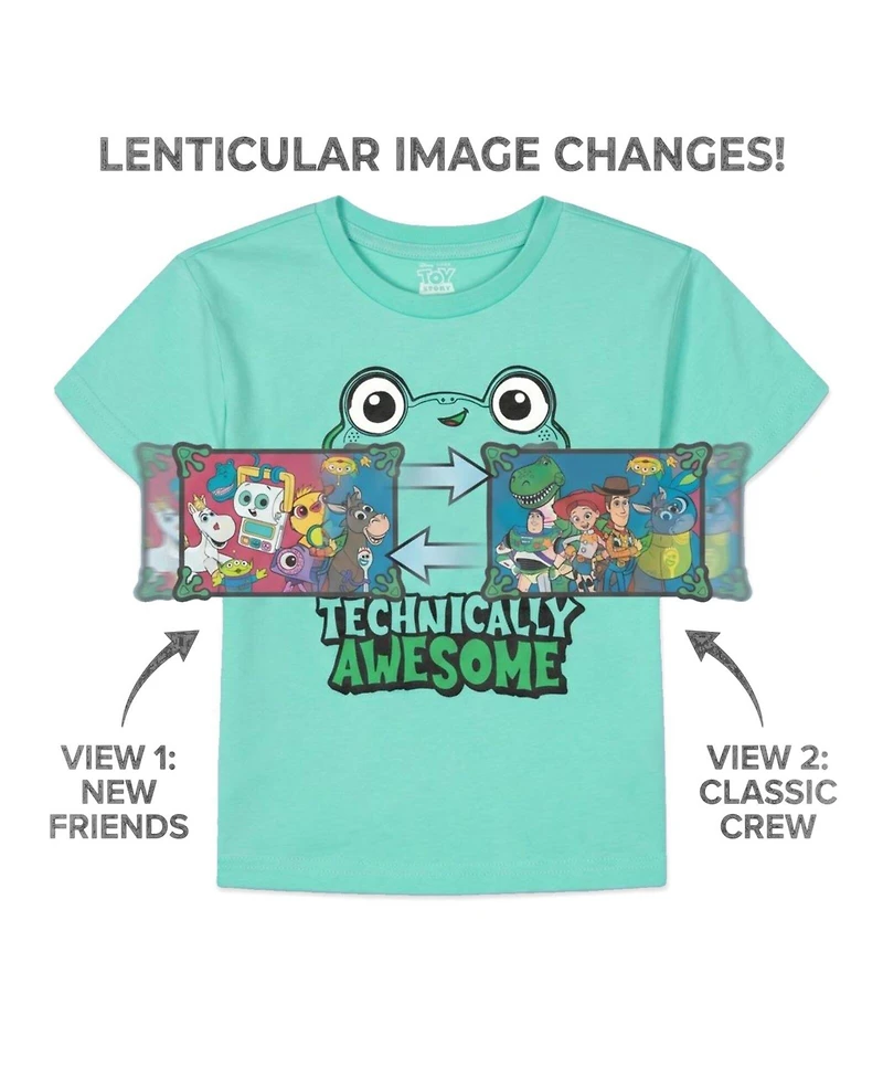 Toy Story Boys' 6-12 Holographic Short Sleeve T-Shirt