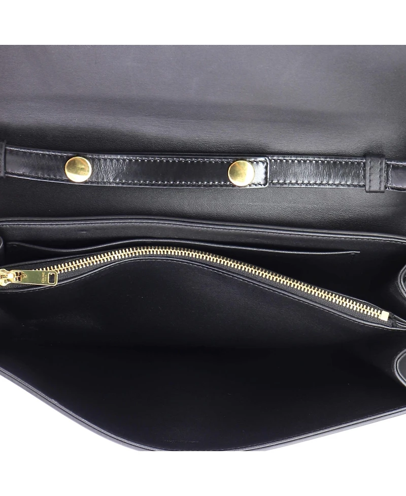 Pre-Owned Celine Trapeze Triomphe Shoulder Bag Smooth Calfskin