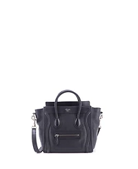 Pre-Owned Celine Nano Luggage Bag Grainy Leather
