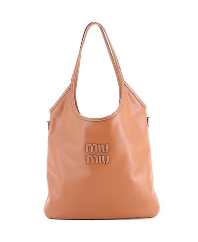 Pre-Owned Miu Miu Ivy Hobo Bag Leather