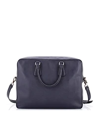 Pre-Owned Prada Convertible Travel Briefcase Saffiano Leather