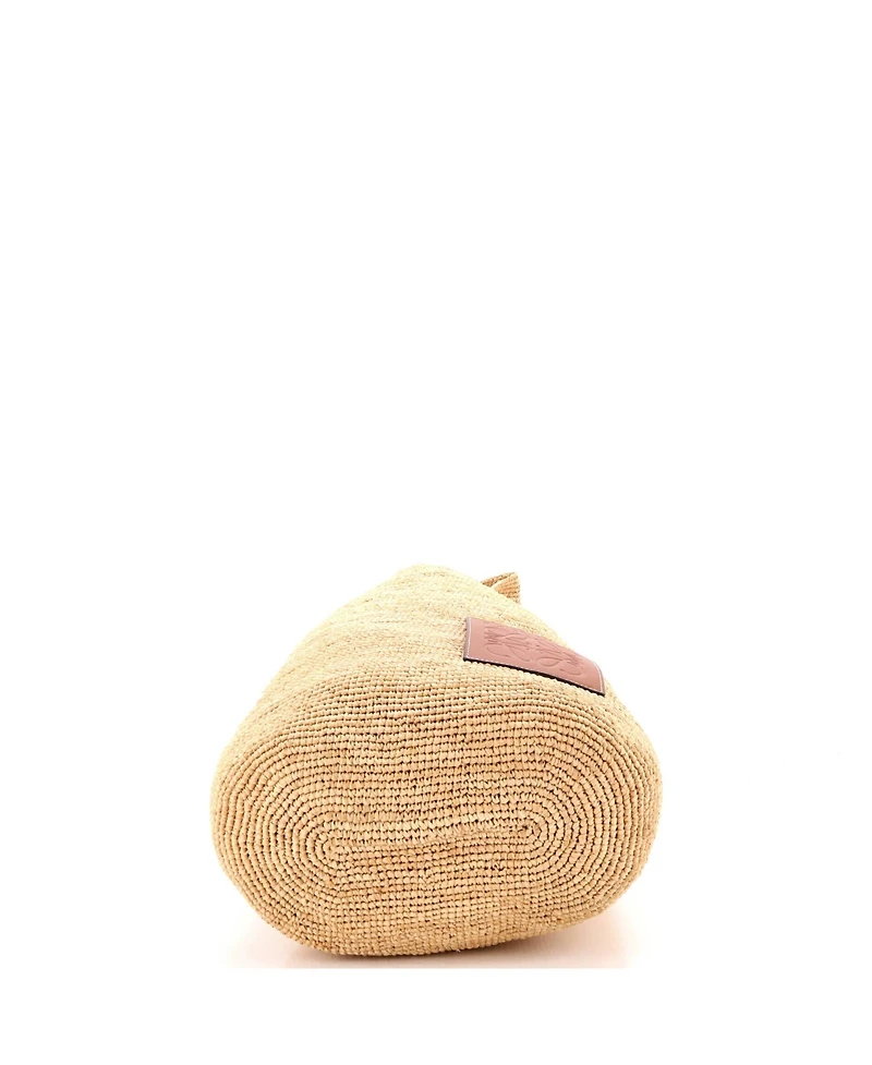 Pre-Owned Loewe Large Slit Tote Straw