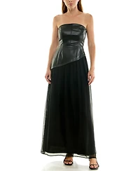 Row A Juniors' Sweetheart Neck Midi Dress