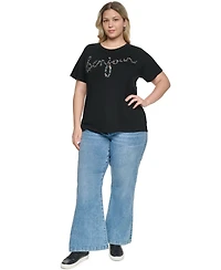 Karl Lagerfeld Paris Plus Short-Sleeve T-Shirt
