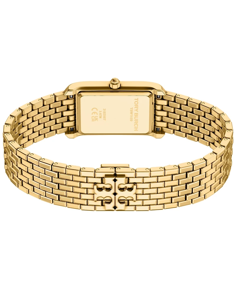 Tory Burch Women's Slim Eleanor Gold-Tone Bracelet Watch 20mm