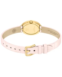 Tory Burch Women's Oval Pink Leather Watch 22mm