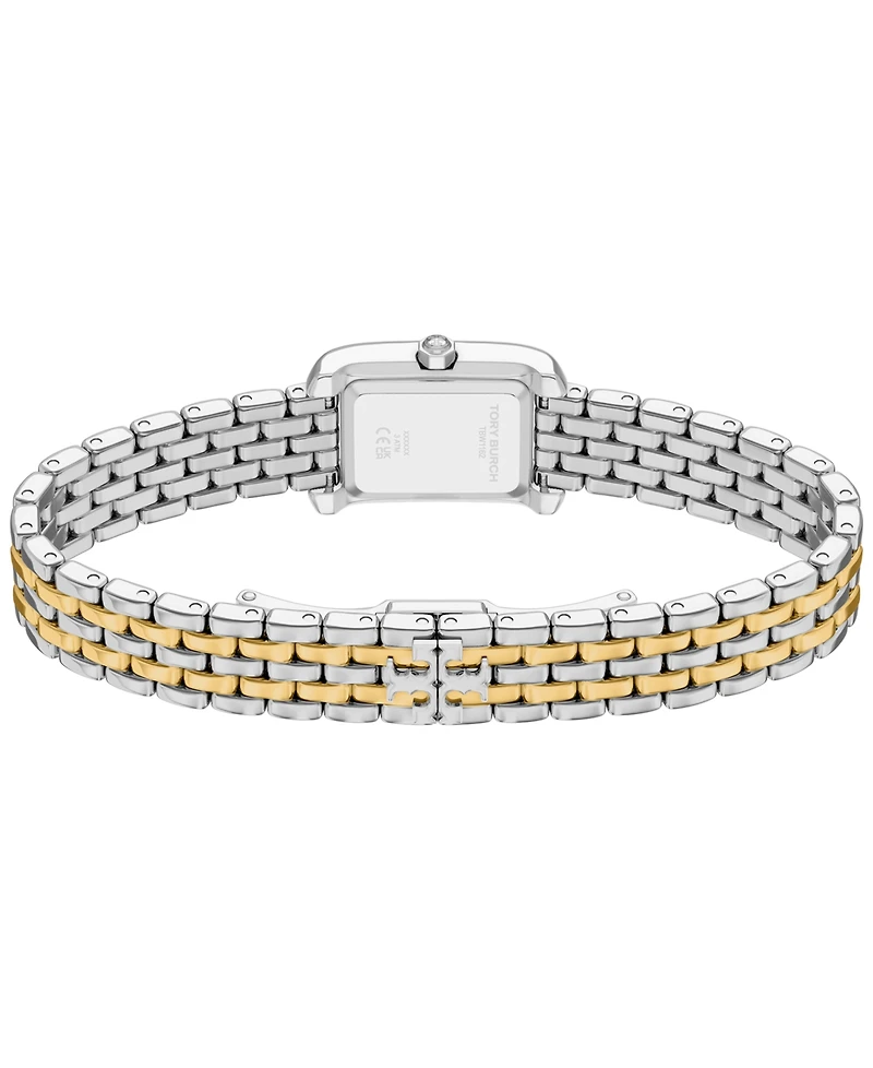 Tory Burch Women's Mini Eleanor Two-Tone Stainless Steel Bracelet Watch 17mm