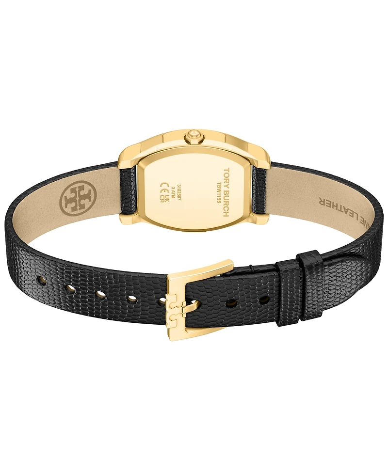 Tory Burch Women's Small Eleanor Curve Leather Watch 24mm