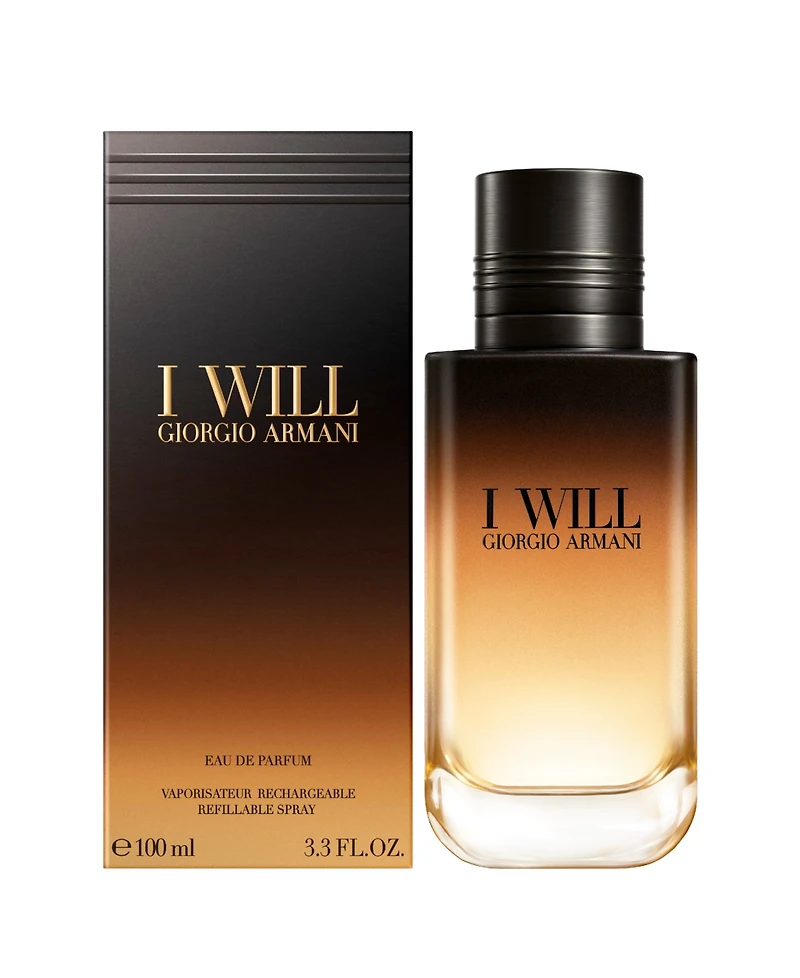 Armani I Will Eau de Parfum, 3.3 oz.