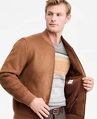 Dkny Men's Faux-Suede Bomber Jacket