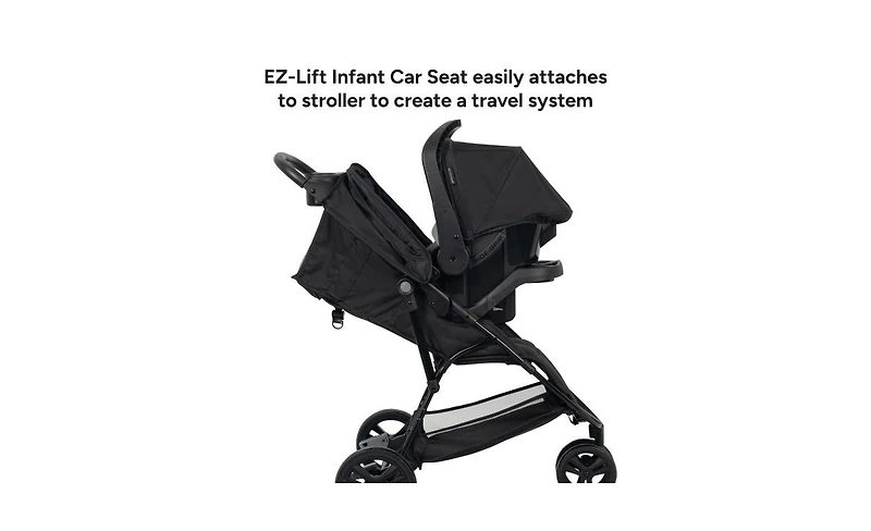 Baby Trend Kids Trend Venture 3-Wheel Stroller Travel System