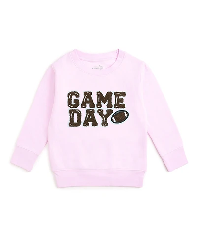 Sweet Wink Big Girls Game Day Patch Sweatshirt