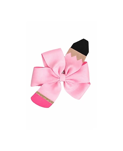Bits & Bows Little/Big Back-to-School Pencil Hair Bow