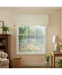Rlf Home Circus Provance Window Valance 100% Cotton Lined Rod Pocket