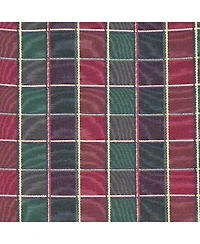 Rlf Home Tiffany Check Regal Window Valance 100% Cotton Lined Rod Pocket