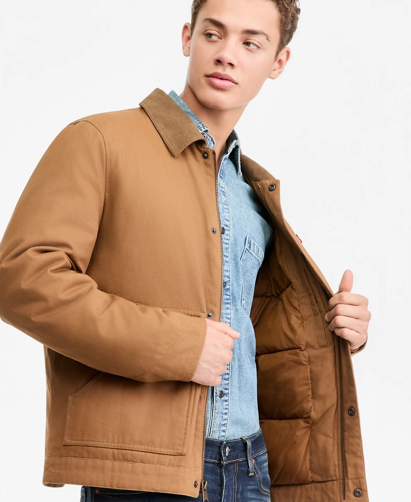 Levis Men's Cotton Canvas Workwear Jacket