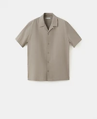 Mango Men's Regular-Fit Cotton Shirt
