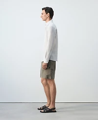 Mango Men's Modal Blend 9.06" Cargo Bermuda Shorts