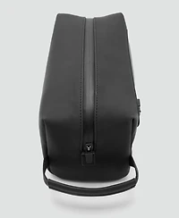 Mango Men's Faux Leather Detail Toiletry Bag