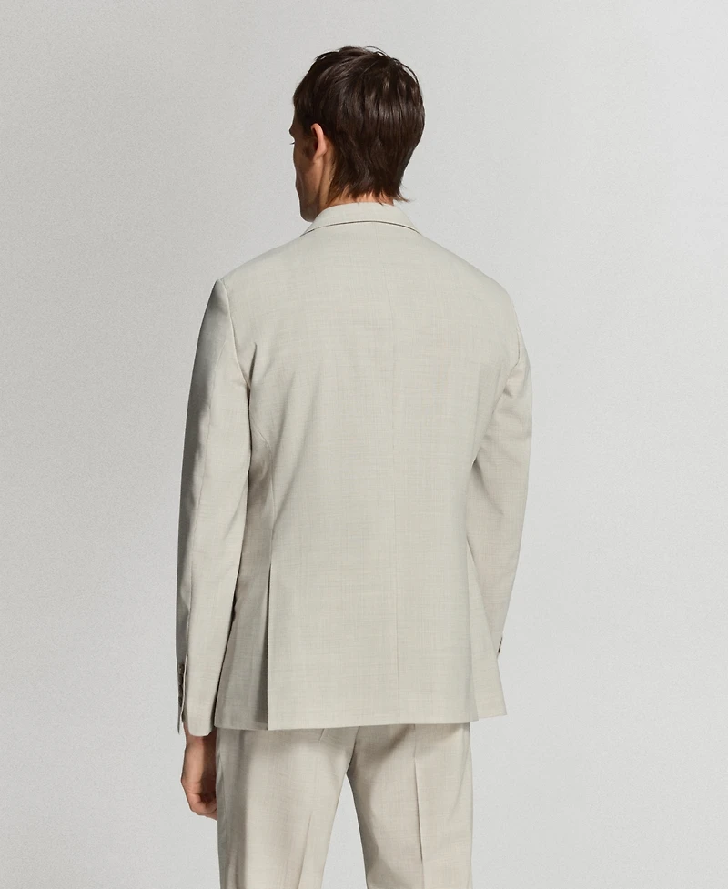 Mango Men's Wool Suit Jacket