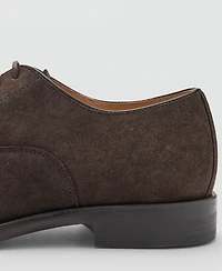 Mango Men's Leather Suit Shoes