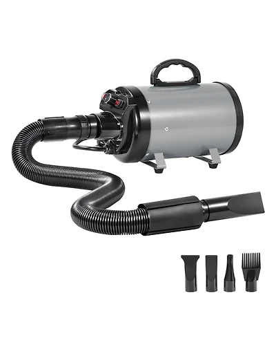 Vevor Dog Dryer 2800W Pet Grooming Dryer Adjustable Speed with 4 Nozzles
