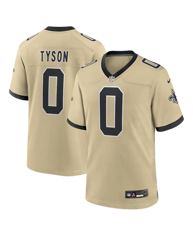 Nike Men's Jordyn Tyson Gold New Orleans Saints 2026 Nfl Draft First Round Pick No. 8 Alternate Game Jersey