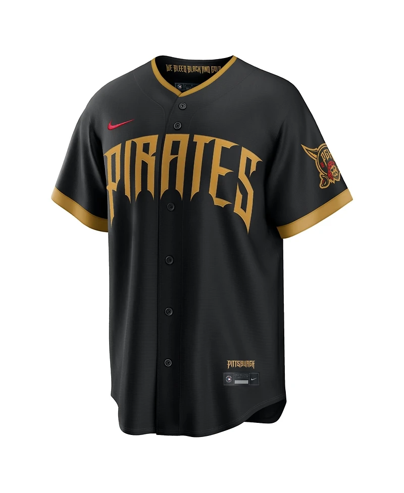 Nike Men's Konnor Griffin Black Pittsburgh Pirates 2026 City Connect Stadium Jersey