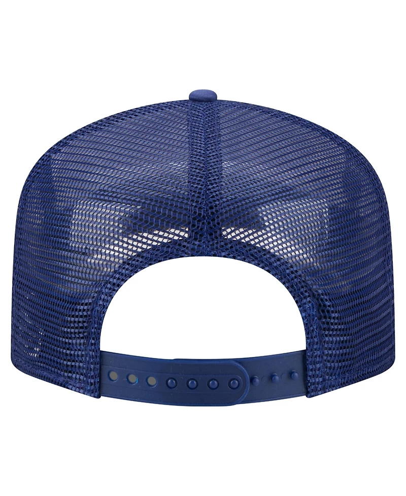 New Era Men's White/Royal Los Angeles Dodgers Retro Cut 19TWENTY Adjustable Trucker Hat